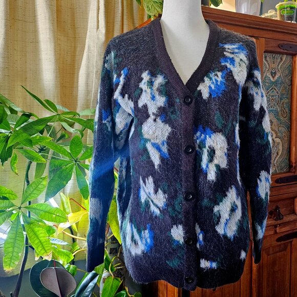 Anthropologie Hazel Wool Blend Button up Cardigan Women's Size M - Picture 1 of 11